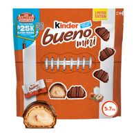 Kinder Bueno Mini Chocolate Bars with Hazelnut Cream, 5.7 oz