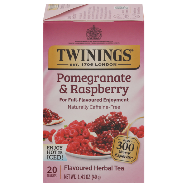 Twinings Herbal Tea, Pomegranate & Raspberry Flavor