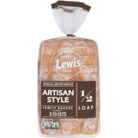 Lewis Bake Shop Half Loaf Artisan Style Bread