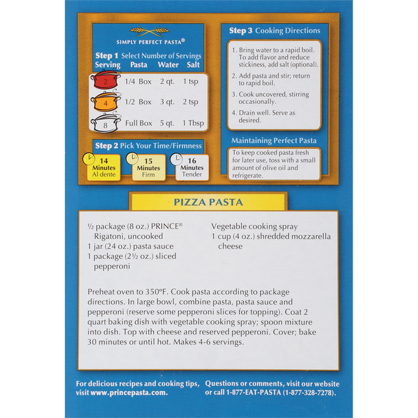 Prince Rigatoni - Premium Pasta for Culinary Excellence