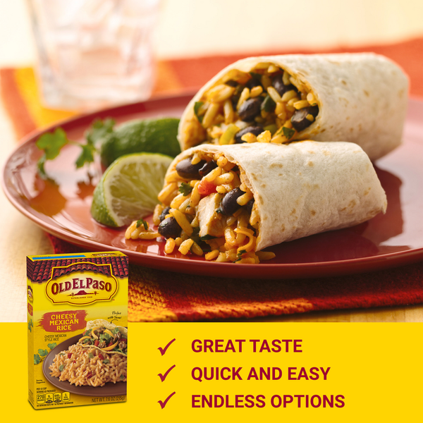Arroz Estilo Mexicano con Queso Old El Paso
