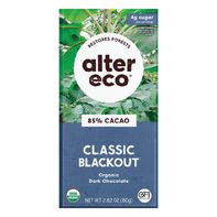 Alter Eco Chocolate Oscuro Clásico Blackout 85% Cacao