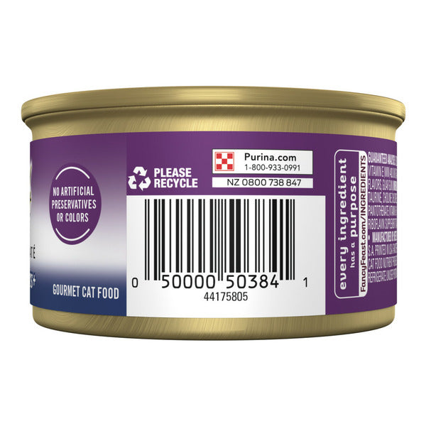 Purina Fancy Feast High Protein Senior Pate Wet Cat Food, Beef Feast 7+