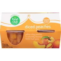 Food Club Diced Peaches in Light Syrup