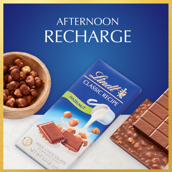 Lindt Classic Recipe Hazelnut Milk Chocolate Bar