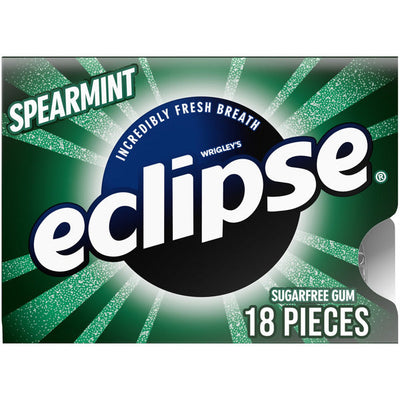 Eclipse Spearmint Sugar Free Chewing Gum - 18 Pieces
