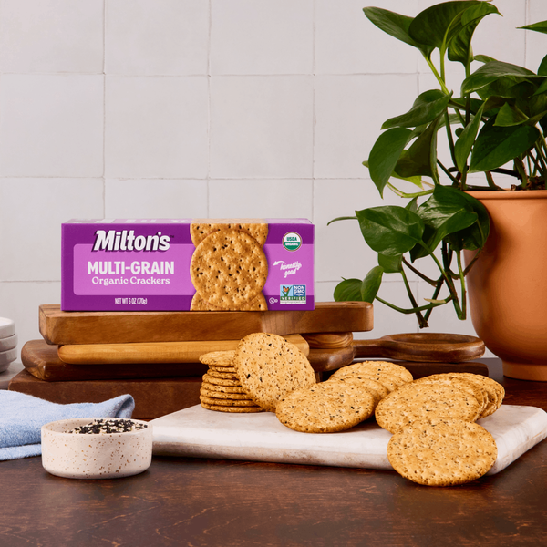 Crackers multi-grains biologiques de Milton