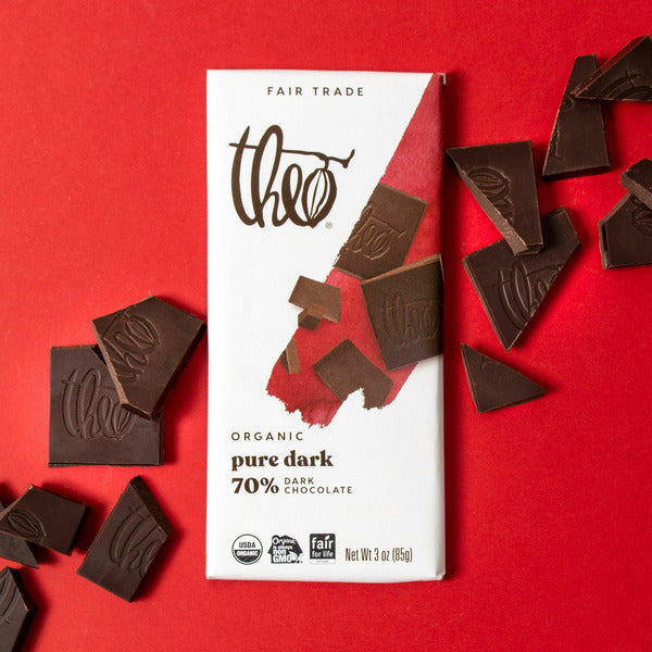 Chocolat noir pur Theo 70%