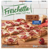 Pizza surgelée Freschetta Pepperoni à croûte cuite au four à briques