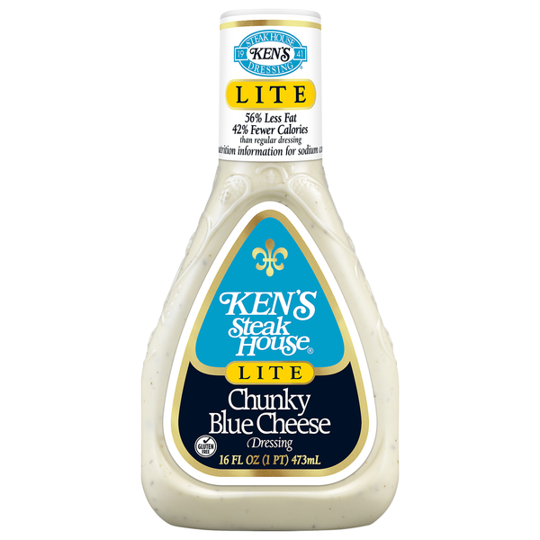 Aderezo de Queso Azul Chunky Lite de Ken's Steak House