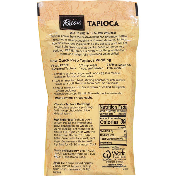Tapioca Granulada Instantánea de Reese's
