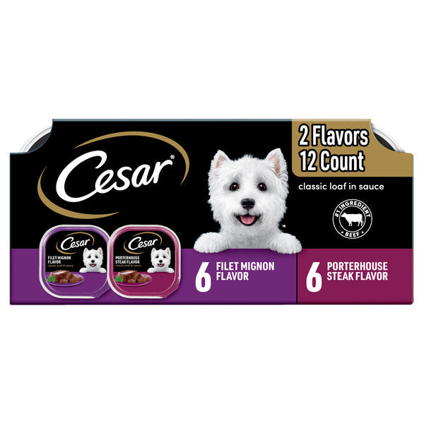 Cesar Filet Mignon et Steak Porterhouse Pack de Variété Classique