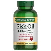 Aceite de Pescado de Nature's Bounty Cápsulas Blandas de Liberación Rápida
