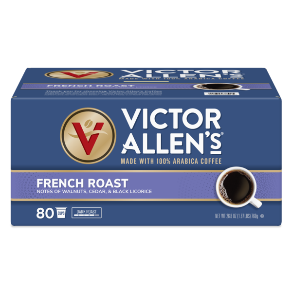 Capsules de café noir French Roast de Victor Allen - Portion unique