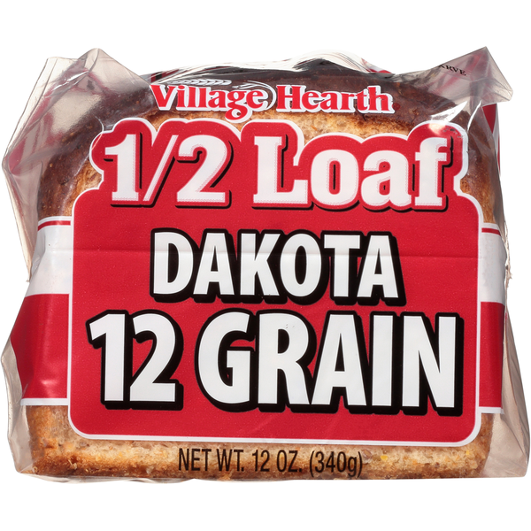 Village Hearth Dakota 12 Grain Bread - Half Loaf