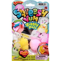 Jouet Ja-Ru Squeesh Yum - Pals Jiggly avec Sensation Gélatineuse