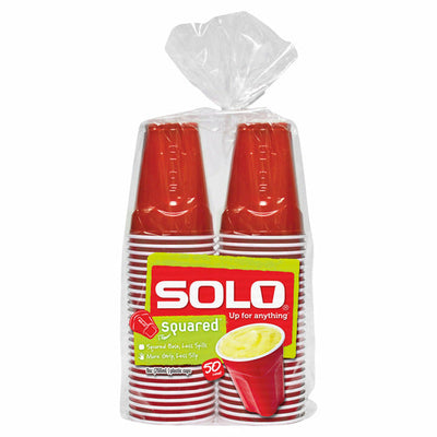 Gobelets en plastique carrés Solo Up For Anything de 9 oz