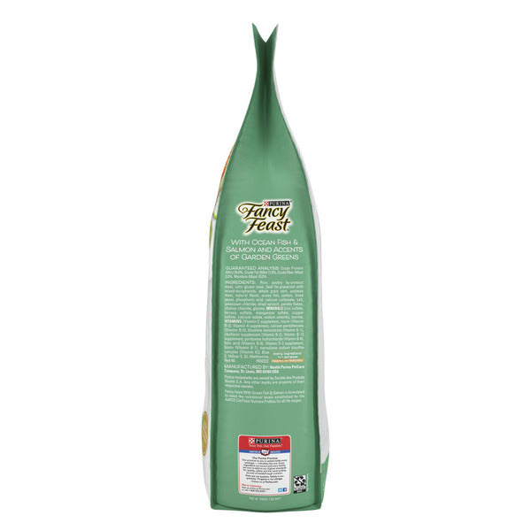 Purina Fancy Feast Croquettes pour Chats avec Poisson de Mer et Saumon