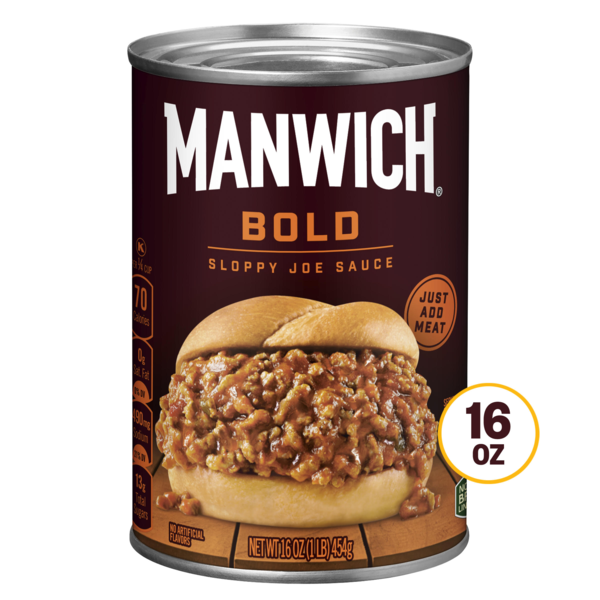 Sauce Manwich Sloppy Joe - Sauce en conserve au goût audacieux