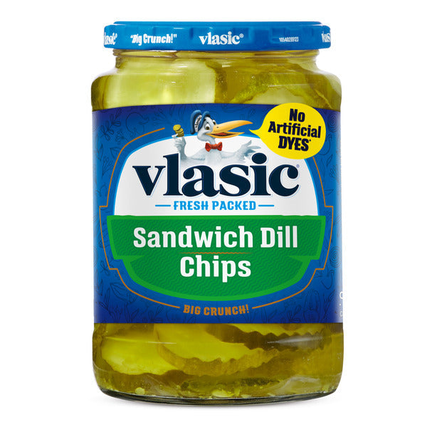 Vlasic Sandwich Dill Pickle Chips - Keto Friendly