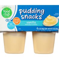Food Club Vanilla Pudding Snacks