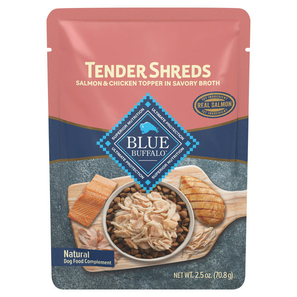 Blue Buffalo Tender Shreds Salmon & Chicken Dog Food Topper