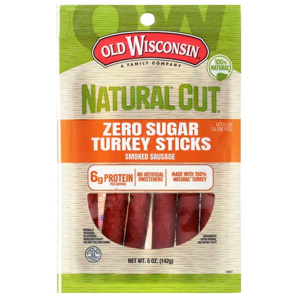 Palitos de Pavo Ahumados Sin Azúcar Old Wisconsin