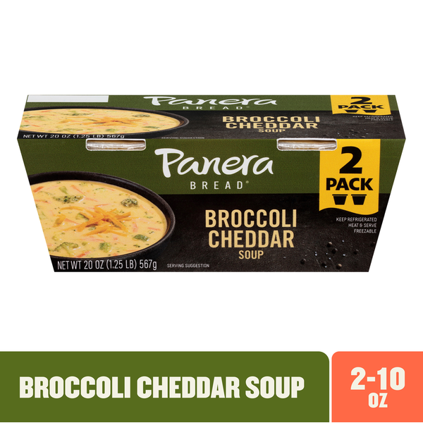 Soupe Brocoli Cheddar de Panera Bread, 2-10 OZ Pack