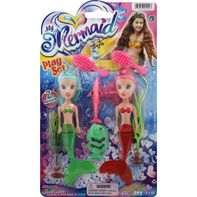 My Mermaid Play Set with 2 Mermaids, Ages 4+