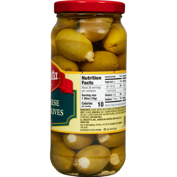 Aceitunas Mezzetta Rellenas de Queso Azul