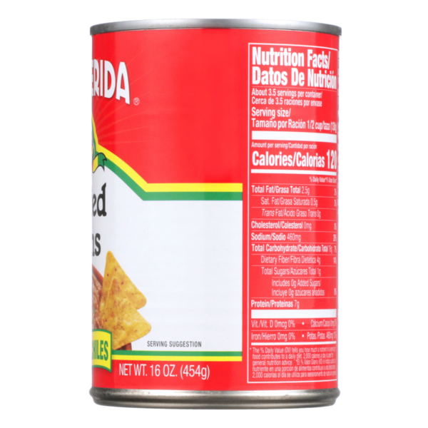 La Preferida Refried Beans with Mild Green Chiles