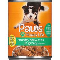 Paws Happy Life Country Stew Cuts Comida para Perros