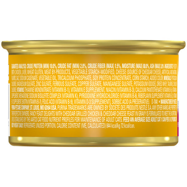 Purina Fancy Feast Delicias de Pollo a la Parrilla y Queso Cheddar