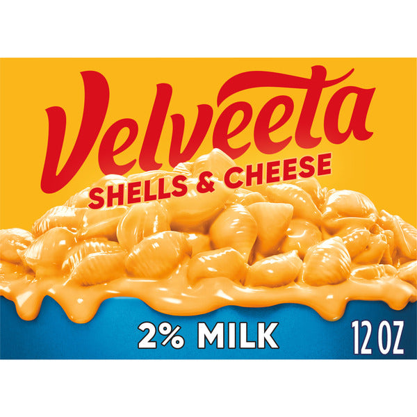 Comida VELVEETA con Conchas y Queso con Queso de 2% de Leche