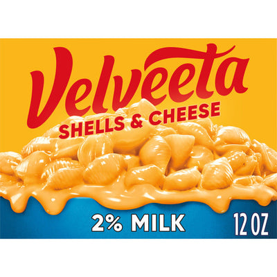 Comida VELVEETA con Conchas y Queso con Queso de 2% de Leche