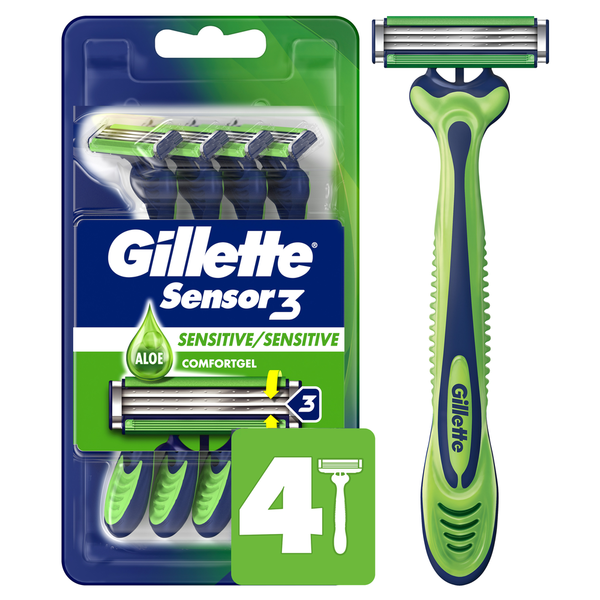 Gillette Sensor3 Sensitive Maquinilla de Afeitar Desechable para Hombre
