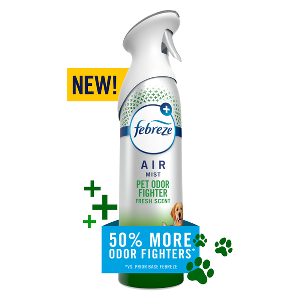 Spray désodorisant Febreze Air Mist - Combat les odeurs d'animaux