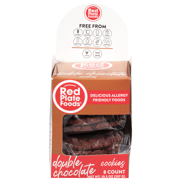 Biscuits Double Chocolat Sans Gluten et Végans de Red Plate Foods