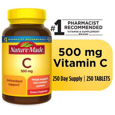 Tabletas de Vitamina C 500 mg de Nature Made