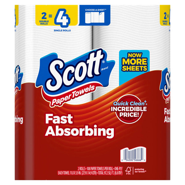 Scott Fast Absorbing Paper Towels