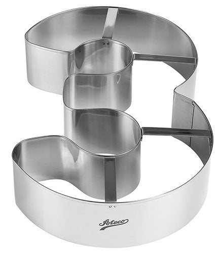 Coupe-gâteaux en chiffres hauts Ateco de 11"