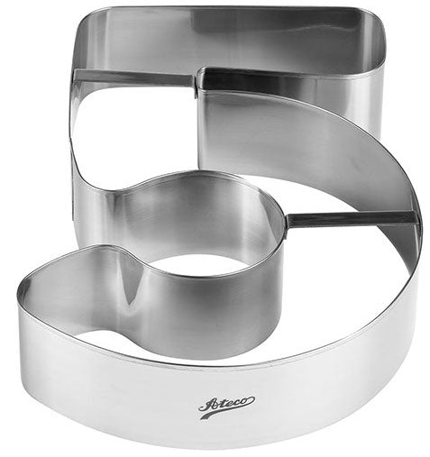 Coupe-gâteaux en chiffres hauts Ateco de 11"