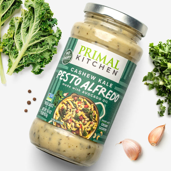 Pesto Alfredo crémeux aux noix de cajou et au chou frisé Primal Kitchen