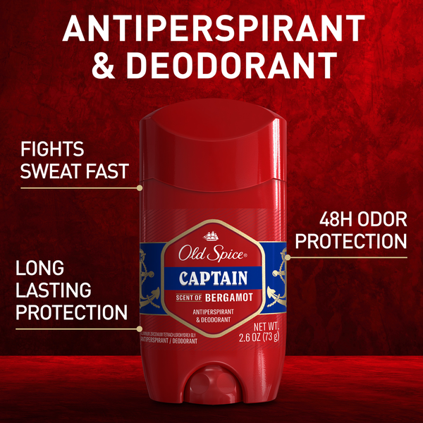 Old Spice Captain Antiperspirant & Deodorant for Men