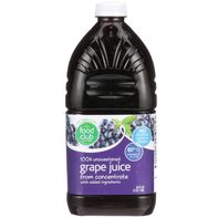 Food Club 100% Unsweetened Grape Juice