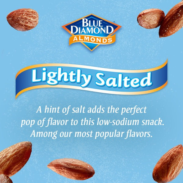 Almendras Blue Diamond, Ligeramente Saladas - Bajo en Sodio