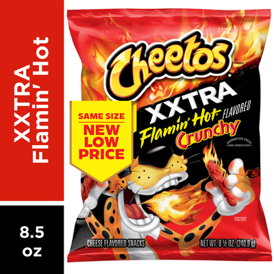 Cheetos Crunchy Xxtra Flamin' Hot Cheese Snacks