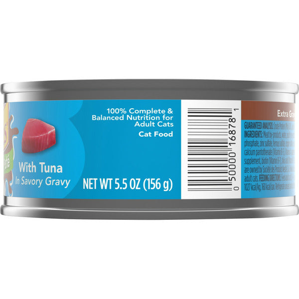 Purina Friskies Gravy Pate Wet Cat Food with Tuna