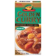 S&B Foods Golden Curry Japanese Curry Mix, Medium