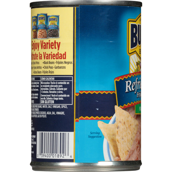 Haricots Refrits Bush's Best - Sans Graisse